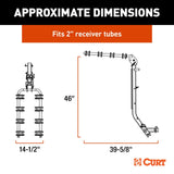 CURT ActiveLink SE Series Bike Rack - 4 Bikes Up to 180 lbs [18411]