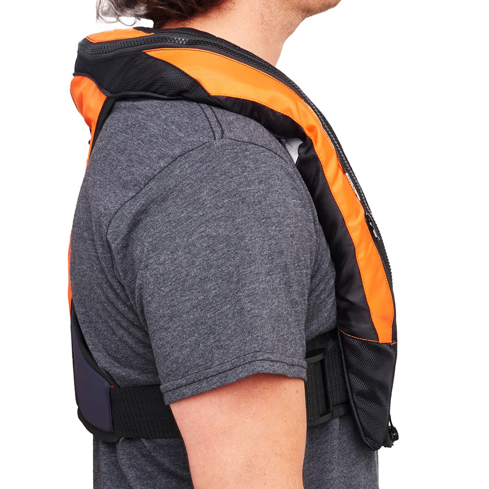 Bluestorm Arcus 40 Auto Type II Inflatable PFD - Hi-Vis Green [BS-ZD1H-22-HVS]