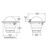 Ritchie FB-500 Globemaster Compass - Flush Mount - Black - 12V - 5 Degree Card [FB-500]