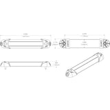 Lumitec MiniRail2 6" Light - Blue Non Dimming [101079]