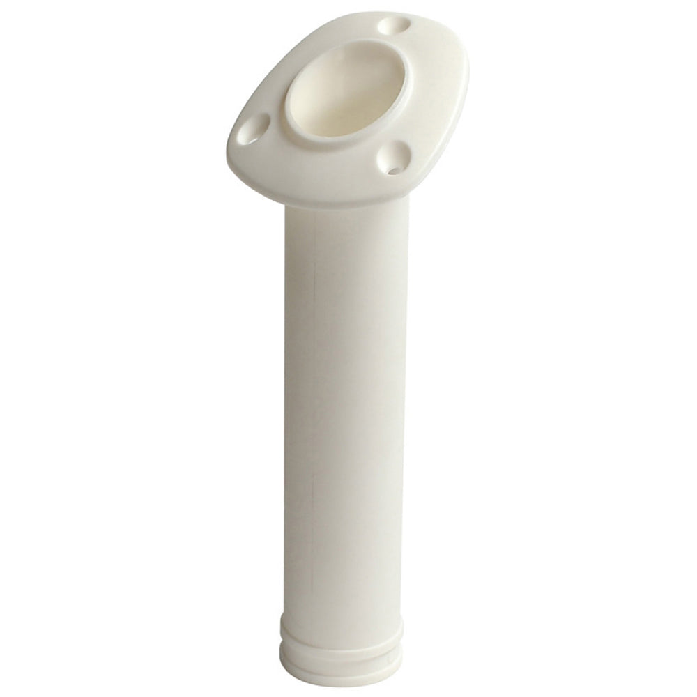 C.E. Smith Flush Mount 30 Degree Nylon Rod Holder - White [55120A]