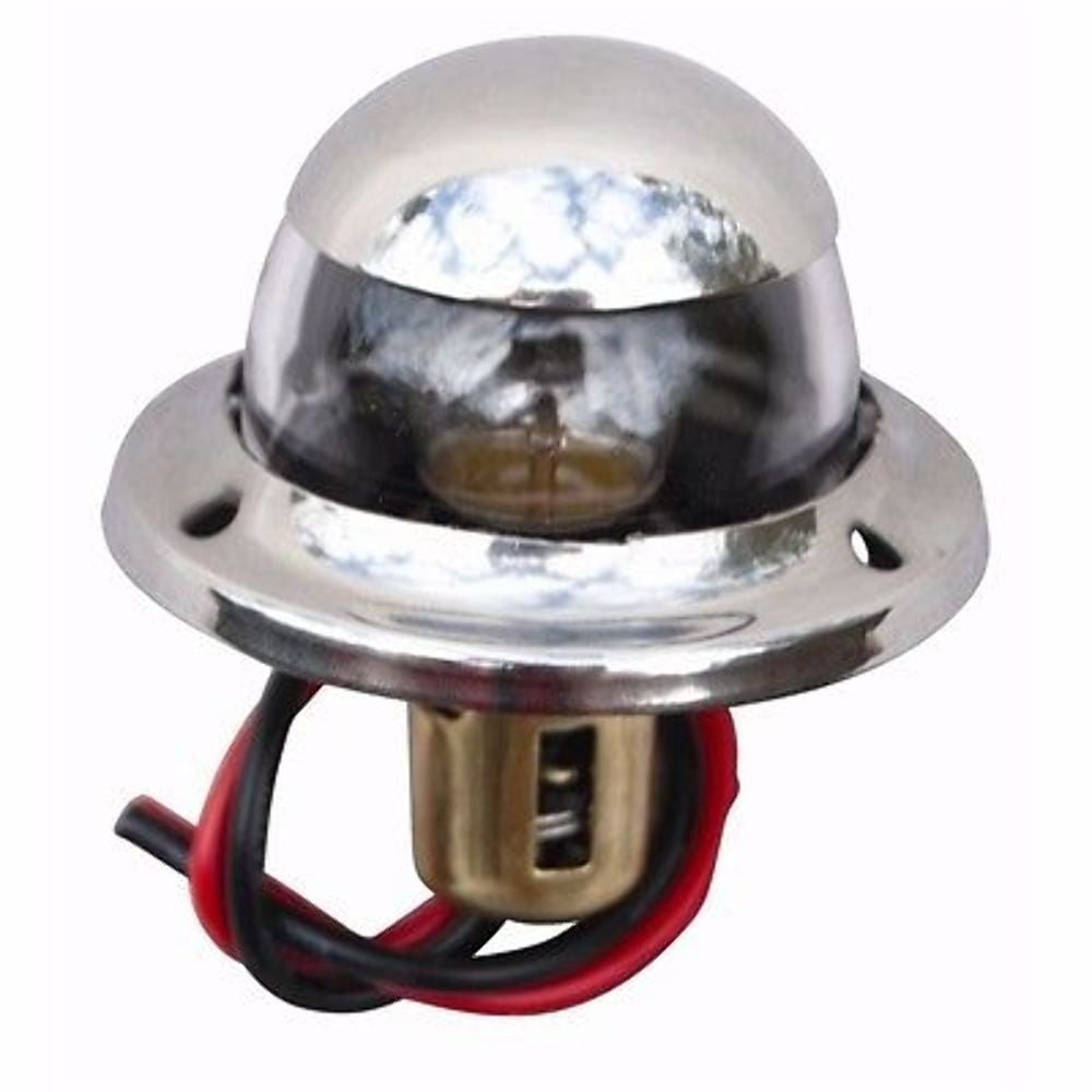 Marpac 7-0081 Boat STERN Light Polished Stainless Steel Horizontal Boat Marine